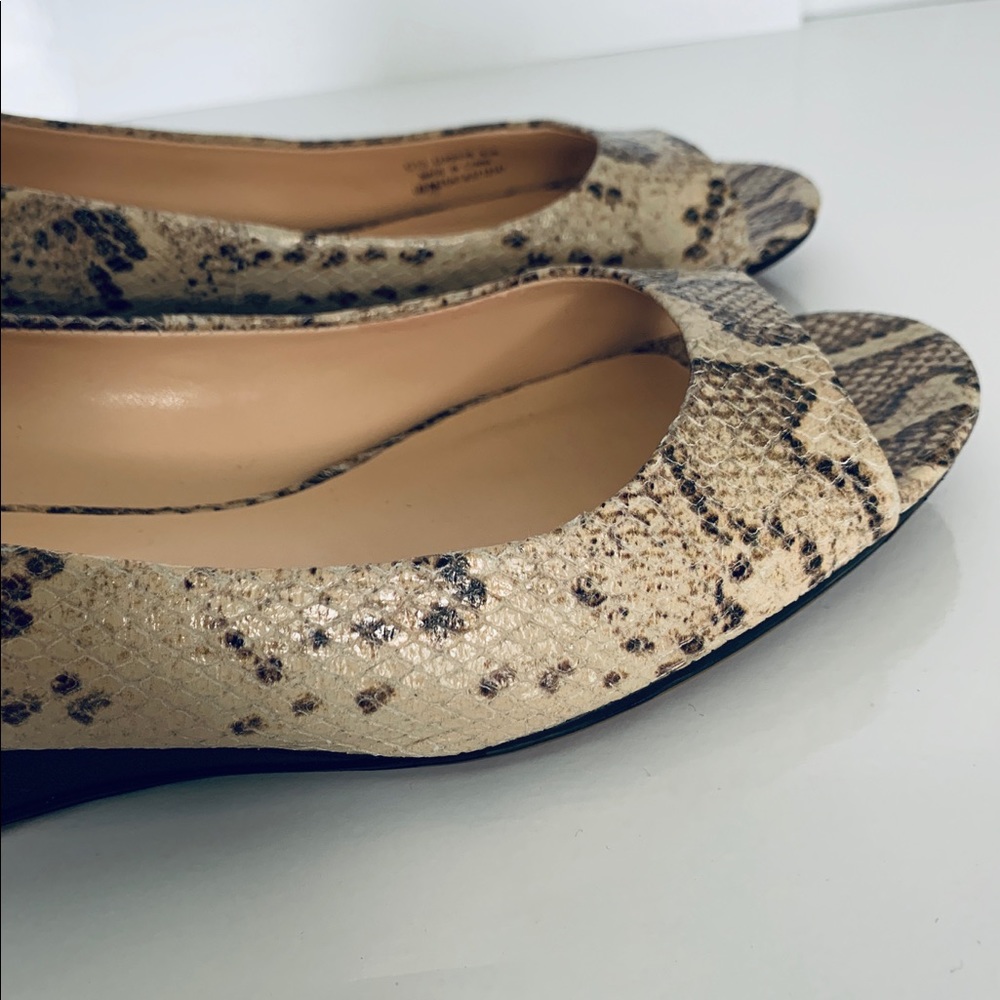Cole Haan Tali open toe low wedge Nike Air comfort